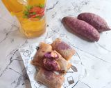 Foto langkah ke 6 dari resep Lumpia ubi ungu keju lumer.