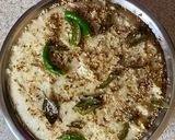 A picture of step 3 of Farali dhokla.