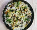 A picture of step 9 of Veg dum biryani.