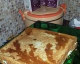 A picture of step 4 of Flag cake.