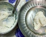 A picture of step 1 of Biscuit layered twin flavoured shirkhand.