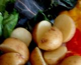 A picture of step 2 of My Cabbage, Potato & Sweet Peppers Soup.