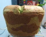 Foto langkah ke 10 dari resep Pandan Milo Chiffon Cake.