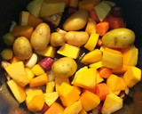 Foto del paso 1 de la receta: Crema de calabaza y zanahorias