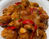 Foto langkah ke 6 dari resep Ayam Popcorn Asam Manis Pedas.