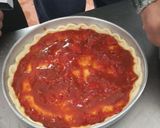 صورة لخطوة 11 من وصفة بيتزا مرجريتا مع خضار ❤🍕