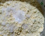 A picture of step 1 of Chaat pattay dahi bhallay.
