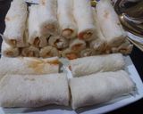 Foto langkah ke 3 dari resep Roti Tawar Goreng Sosis.