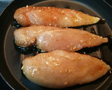 Foto del paso 3 de la receta: Flamenquín de pollo y bacon con emulsión de guisantes y manzana