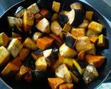 Foto del paso 3 de la receta: Calabaza🎃 y berenjenas🍆 doradas🤔😋😊