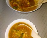 এগড্রপ নুডলস ভেজুস্যুপ (Eggdrop noodles Veg Soup recipe in Bengali) ) রেসিপি ধাপ - 7 ছবি