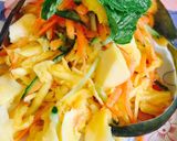 A picture of step 2 of Raw mango carrot salad.
