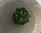 A picture of step 4 of Mustard green dip.