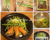 Foto del passaggio 1 della ricetta Salmone con carpaccio di asparagi