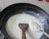 A picture of step 2 of Cashew Badam Kulfi.