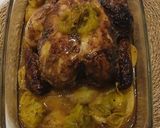 Foto del paso 7 de la receta: Fricandó Exprés de Pollo Asado con Néctar de Ciruelas y Patatas Fondant al Pimentón
