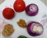 A picture of step 3 of Hare Chane Ke Sabji.