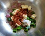 A picture of step 2 of Kadai Paneer.
