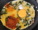 A picture of step 4 of Egg with brahmi leaves subji.