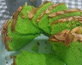 Foto langkah ke 5 dari resep Bolu pandan slice almond (4 telur).