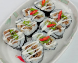 Foto langkah ke 6 dari resep Sushi Beef Teriyaki 🥓.