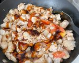 A picture of step 5 of Chinese-Filipino Tomato Chicken (Kamatis Kway).