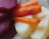 Foto del paso 7 de la receta: Zapallitos rellenos de proteína de soja con verdura (vegano)