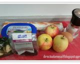 Foto del paso 1 de la receta Hojaldres rellenos de manzana y pasas