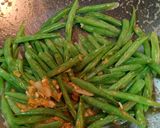 金沙四季豆的食譜步驟1照片