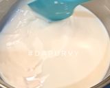 Foto langkah ke 4 dari resep Puding Coklat Chocochip Vla Vanilla.
