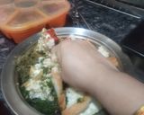 A picture of step 1 of Aloo palak paneer cutlets.