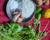 மாஇஞ்சி மல்லி இலை சூப்(Maa inji ilai soup recipe in Tamil) ரெசிபி ஸ்டேப் 1 புகைப்படம்