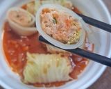 Foto langkah ke 7 dari resep Sawi Roll Isi Ayam Udang.