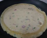A picture of step 3 of Crispy Anda paratha.
