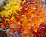 Foto del paso 6 de la receta: Comida china vegetariana con pollo