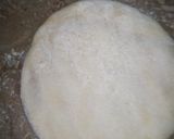 A picture of step 2 of Lachha Paratha.