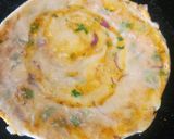 A picture of step 6 of Mint Ginger Tea With Onion Layered Paratha - Just In 20 minutes.