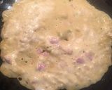 A picture of step 4 of Veg chilla.