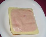 Foto del paso 2 de la receta: Sándwich de jamón con queso