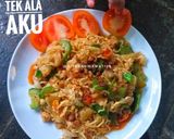 Foto langkah ke 4 dari resep Mie Tek-Tek.