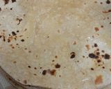 A picture of step 7 of Chapati with Mutton Liver.