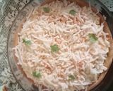 A picture of step 46 of Nawabi veg musallam with laccha paratha tart.