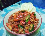 Foto langkah ke 5 dari resep Balado teri kulit melinjo.