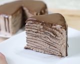 Foto langkah ke 7 dari resep Mille Crepes Coklat.