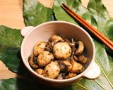 Hình bước làm 3 của món 🌱 Nấm Mỡ Kho Rong Biển Chay (Vegan)