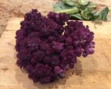 A picture of step 2 of Roast purple cauliflower and goats cheese.