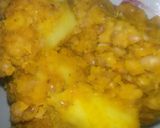 A picture of step 5 of Beans and Sweet Potato Porridge.