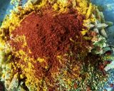 A picture of step 1 of Gratted mango pickle (spicy).