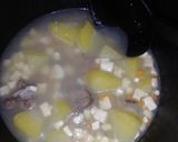 Foto langkah ke 7 dari resep MPASI Menu 4⭐ Usia 6 Bulan - Bubur Kentang Hati Ayam.