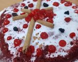 A picture of step 12 of #cook pad India#Velvet Sponge Beetroot Ragi Red cake#.